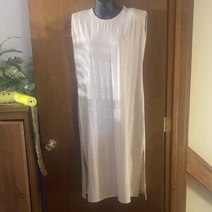 Status by Chenault Sleeveless Midi Dress – Beige – Size M